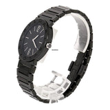 Buy Shop Bvlgari Bvlgari Lady Black Dial Black Steel Strap Watch for Women - BVLGARI103557 USA Online