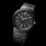 Buy Shop Bvlgari Bvlgari Lady Black Dial Black Steel Strap Watch for Women - BVLGARI103557 USA Online
