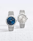 Buy Shop Bvlgari Bvlgari Lady Silver Dial Silver Steel Strap Watch for Women - BVLGARI103575 USA Online
