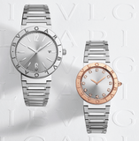 Buy Shop Bvlgari Bvlgari Lady Silver Dial Silver Steel Strap Watch for Women - BVLGARI103575 USA Online