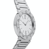 Buy Shop Bvlgari Bvlgari Lady Silver Dial Silver Steel Strap Watch for Women - BVLGARI103575 USA Online