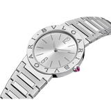 Buy Shop Bvlgari Bvlgari Lady Silver Dial Silver Steel Strap Watch for Women - BVLGARI103575 USA Online