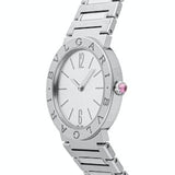 Buy Shop Bvlgari Bvlgari Lady Silver Dial Silver Steel Strap Watch for Women - BVLGARI103575 USA Online