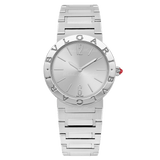 Buy Shop Bvlgari Bvlgari Lady Silver Dial Silver Steel Strap Watch for Women - BVLGARI103575 USA Online