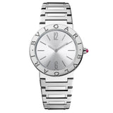 Buy Shop Bvlgari Bvlgari Lady Silver Dial Silver Steel Strap Watch for Women - BVLGARI103575 USA Online