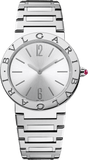 Buy Shop Bvlgari Bvlgari Lady Silver Dial Silver Steel Strap Watch for Women - BVLGARI103575 USA Online