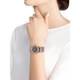 Buy Shop Bvlgari Lady Quartz Diamonds Grey Dial Two Tone Steel Strap Watch for Women - BVLGARI103067 USA Online