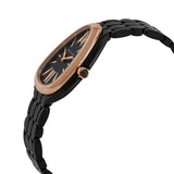 Buy Shop Bvlgari Serpenti Seduttori Black Dial Black Steel Strap Watch for Women - SERPENTI103704 USA Online