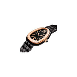 Buy Shop Bvlgari Serpenti Seduttori Black Dial Black Steel Strap Watch for Women - SERPENTI103704 USA Online