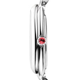 Buy Shop Bvlgari Serpenti Seduttori Diamonds Black Dial Silver Steel Strap Watch for Women - SERPENTI103449 USA Online