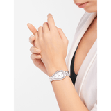 Buy Shop Bvlgari Serpenti Seduttori Diamonds Silver Dial Silver Steel Strap Watch for Women - SERPENTI103361 USA Online