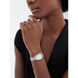 Buy Shop Bvlgari Serpenti Seduttori Diamonds Silver Dial Silver Steel Strap Watch for Women - SERPENTI103361 USA Online
