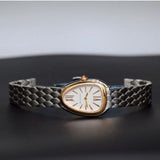 Buy Shop Bvlgari Serpenti Seduttori Quartz Silver Dial Silver Steel Strap Watch for Women - SERPENTI103144 USA Online