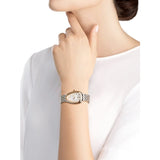 Buy Shop Bvlgari Serpenti Seduttori Quartz Silver Dial Silver Steel Strap Watch for Women - SERPENTI103144 USA Online