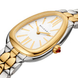 Buy Shop Bvlgari Serpenti Seduttori Quartz Silver Dial Silver Steel Strap Watch for Women - SERPENTI103144 USA Online