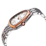 Buy Shop Bvlgari Serpenti Seduttori Quartz Silver Dial Silver Steel Strap Watch for Women - SERPENTI103144 USA Online