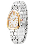 Buy Shop Bvlgari Serpenti Seduttori Quartz Silver Dial Silver Steel Strap Watch for Women - SERPENTI103144 USA Online