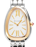 Buy Shop Bvlgari Serpenti Seduttori Quartz Silver Dial Silver Steel Strap Watch for Women - SERPENTI103144 USA Online