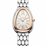 Buy Shop Bvlgari Serpenti Seduttori Quartz Silver Dial Silver Steel Strap Watch for Women - SERPENTI103144 USA Online