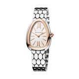 Buy Shop Bvlgari Serpenti Seduttori Quartz Silver Dial Silver Steel Strap Watch for Women - SERPENTI103144 USA Online