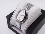 Buy Shop Bvlgari Serpenti Seduttori Quartz White Dial Silver Steel Strap Watch for Women - SERPENTI103141 USA Online