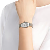 Buy Shop Bvlgari Serpenti Seduttori Quartz White Dial Silver Steel Strap Watch for Women - SERPENTI103141 USA Online