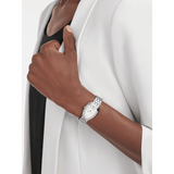 Buy Shop Bvlgari Serpenti Seduttori Quartz White Dial Silver Steel Strap Watch for Women - SERPENTI103141 USA Online