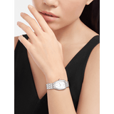 Buy Shop Bvlgari Serpenti Seduttori Quartz White Dial Silver Steel Strap Watch for Women - SERPENTI103141 USA Online