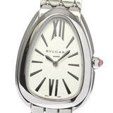 Buy Shop Bvlgari Serpenti Seduttori Quartz White Dial Silver Steel Strap Watch for Women - SERPENTI103141 USA Online