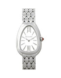 Buy Shop Bvlgari Serpenti Seduttori Quartz White Dial Silver Steel Strap Watch for Women - SERPENTI103141 USA Online