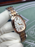 Buy Shop Bvlgari Serpenti Seduttori White Dial Two Tone Steel Strap Watch for Women - SERPENTI103277 USA Online