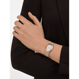 Buy Shop Bvlgari Serpenti Seduttori White Dial Two Tone Steel Strap Watch for Women - SERPENTI103277 USA Online