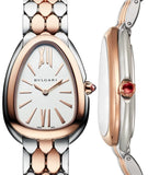 Buy Shop Bvlgari Serpenti Seduttori White Dial Two Tone Steel Strap Watch for Women - SERPENTI103277 USA Online