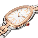 Buy Shop Bvlgari Serpenti Seduttori White Dial Two Tone Steel Strap Watch for Women - SERPENTI103277 USA Online