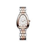 Buy Shop Bvlgari Serpenti Seduttori White Dial Two Tone Steel Strap Watch for Women - SERPENTI103277 USA Online