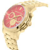 Buy Shop Michael Kors Runway Quartz Orange Dial Gold Steel Strap Watch For Women - MK5930 USA Online