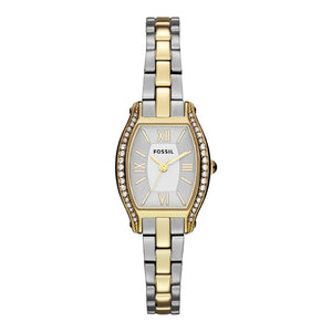 Buy Shop Fossil Molly Silver Dial Two Tone Steel Strap Watch for Women - ES3287 USA Online