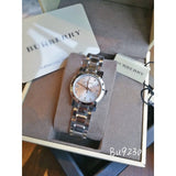 Buy Shop Burberry The City Silver Diamonds Dial Silver Steel Strap Watch for Women - BU9230 USA Online