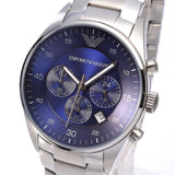 Buy Shop Emporio Armani Sportivo Chronograph Blue Dial Silver Steel Strap Watch For Men - AR5860 USA Online