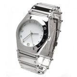 Buy Shop Marc Jacobs Amy White Dial Silver Steel Strap Watch for Women - MBM8518 USA Online