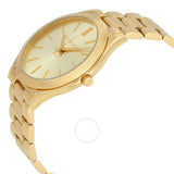 Buy Shop Michael Kors Slim Runway Gold Dial Gold Stainless Steel Strap Watch for Women - MK3179 USA Online