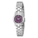 Buy Shop Marc Jacobs Amy Purple Dial Silver Steel Strap Watch for Women - MBM3228 USA Online