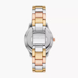 Michael Kors Tibby Three Hand Crystals Silver Dial Two Tone Steel Strap Watch for Women - MK4576