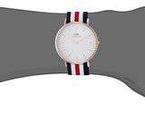 Buy Shop Daniel Wellington Classic Canterbury White Dial Two Tone Nylon Strap Watch For Men - DW00100002 USA Online