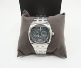 Bulova Classic Collection Multifunction Grey Dial Silver Steel Strap Watch for Men - 96C148