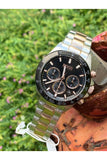 Buy Shop Hugo Boss Here Chronograph Black Dial Two Tone Steel Strap Watch for Men - 1513757 USA Online