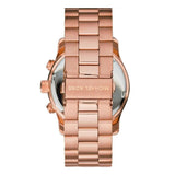 Buy Shop Michael Kors Bradshaw Quartz Blue Dial Rose Gold Steel Strap Watch For Women - MK5951 USA Online