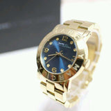 Buy Shop Marc Jacobs Amy Green Dial Gold Steel Strap Watch for Women - MBM8619 USA Online