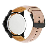Buy Shop Michael Kors Ryker Chronograph Black Dial Beige Leather Strap Watch For Men - MK8520 USA Online