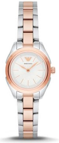 Buy Shop Emporio Armani Analog White Dial Two Tone Steel Strap Watch For Women - AR11029 USA Online